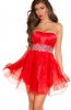 ROCHII ELEGANTE - Rochie baby doll Kalamea Red