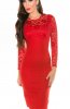 ROCHII ELEGANTE - Rochie dantela Milena Red