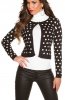 CARDIGANE / PONCHO - Cardigan Polka Dot Black