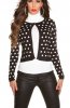 CARDIGANE / PONCHO - Cardigan Polka Dot Black