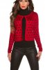 CARDIGANE / PONCHO - Cardigan Polka Dot Red