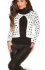 CARDIGANE / PONCHO - Cardigan Polka Dot White