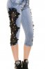 PANTALONI SCURTI - Blugi Eka Black