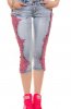 PANTALONI SCURTI - Blugi Eka Pink