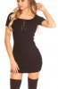 ROCHII TRICOT - Rochie tricot Teka Black