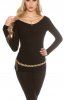 PULOVERE / CARDIGANE - Pulover Greta Black