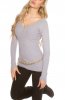 PULOVERE / CARDIGANE - Pulover Greta Grey