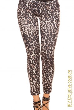 Pantaloni Print Leo - Magazin online haine de dama Fashion