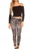 PANTALONI / BLUGI - Pantaloni Print Leo