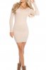 ROCHII TRICOT - Rochie tricot Sheba Beige
