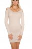 ROCHII TRICOT - Rochie tricot Sheba Beige