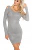 ROCHII TRICOT - Rochie tricot Sheba Grey