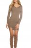 ROCHII TRICOT - Rochie tricot Denyse Cappuccino