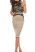 Rochie eleganta Simina Beige