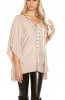 CARDIGANE / PONCHO - Poncho Deliah Beige