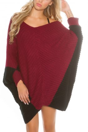 Pulover Aphrodite Bordeaux din Colectia de PULOVERE / CARDIGANE
