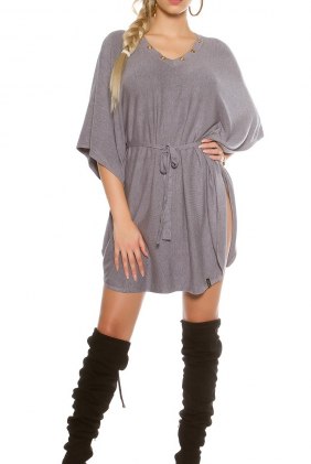 Rochie tricot Emory Grey din Colectia de ROCHII TRICOT