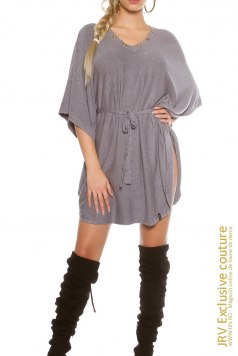 Rochie tricot Emory Grey - Magazin online haine de dama Fashion