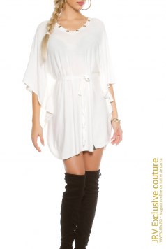Rochie tricot Emory White - Magazin online haine de dama Fashion