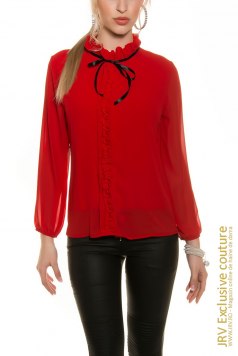 Camasa Eveline Red - Magazin online haine de dama Fashion