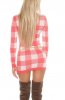 ROCHII TRICOT - Rochie tricot Renata Coral
