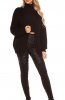 CARDIGANE / PONCHO - Cardigan Kinga Black