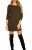 ROCHII TRICOT - Rochie tricot Onnye Khaki