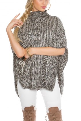 Poncho Savya Black din Colectia de CARDIGANE / PONCHO
