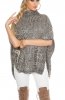 CARDIGANE / PONCHO - Poncho Savya Black