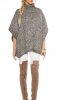 CARDIGANE / PONCHO - Poncho Savya Black