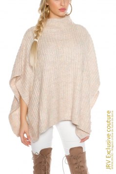 Poncho Savya Pink - Magazin online haine de dama Fashion