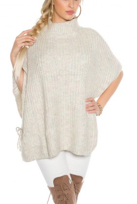 Poncho Savya White din Colectia de CARDIGANE / PONCHO