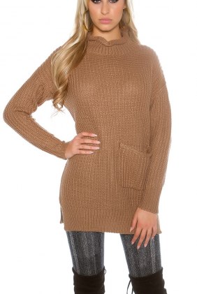 Pulover Yulissa Cappuccino din Colectia de PULOVERE / CARDIGANE