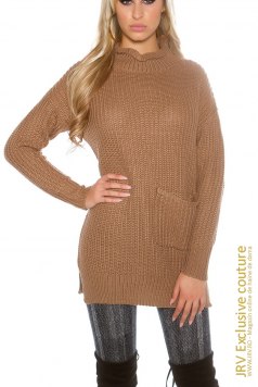 Pulover Yulissa Cappuccino - Magazin online haine de dama Fashion