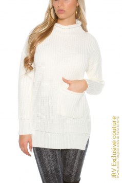 Pulover Yulissa Cream - Magazin online haine de dama Fashion