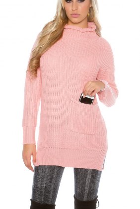 Pulover Yulissa Pink din Colectia de PULOVERE / CARDIGANE