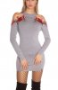 ROCHII TRICOT - Rochie tricot Kalany Grey