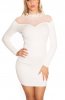 ROCHII TRICOT - Rochie tricot Xaviera White