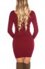 ROCHII TRICOT - Rochie tricot Tanayah Bordeaux