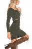 ROCHII TRICOT - Rochie tricot Tanayah Khaki