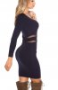 ROCHII TRICOT - Rochie tricot Tanayah Dark Blue