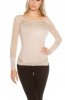 PULOVERE / CARDIGANE - Pulover Tora Beige