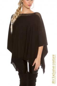 Poncho Arden Black - Magazin online haine de dama Fashion