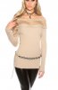PULOVERE / CARDIGANE - Pulover Xenya Beige