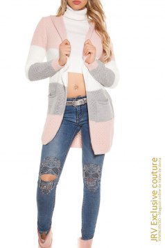 Cardigan Mora Pink - Magazin online haine de dama Fashion