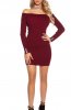 ROCHII TRICOT - Rochie tricot Ignatia Bordeaux
