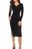 ROCHII TRICOT - Rochie tricot Lea Black