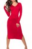 ROCHII TRICOT - Rochie tricot Lea Red