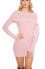 ROCHII TRICOT - Rochie tricot Jamy Antique Pink