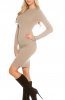 ROCHII TRICOT - Rochie tricot Tiffany Cappuccino